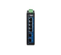 TRENDnet TI-G5062 - Version v1.0R - commutateur - industriel - 4 x 10/100/1000/2.5G + 2 x 1 Gigabit / 10 Gigabit SFP+ - Montage sur rail DIN, fixation murale - Conformité TAA
