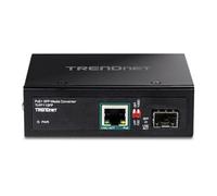 TRENDnet TI-PF11SFP - Convertisseur de média à fibre optique - 1GbE - 10Base-T, 100Base-TX, 1000Base-T - RJ-45 / SFP (mini-GBIC) - jusqu'à 40 km - Conformité TAA G