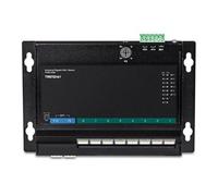 TI-PG102F - Industrial - commutateur - 8 x 10/100/1000 (PoE+) + 2 x SFP Gigabit combiné - Montage sur rail DIN, fixation murale - PoE+ (240 W) -