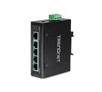 TRENDnet Commutateur industriel non géré TI-PG50F 5 ports Gigabit PoE+ 120W Rail DIN fixation murale