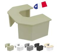 Ti’Pi - Réhausseur physiologique pour WC - Format Compact - Ultra résistant - Fabriqué en France (Beige)