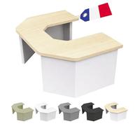 Ti’Pi - Réhausseur physiologique pour WC - Format Compact - Ultra résistant - Fabriqué en France (Bois)
