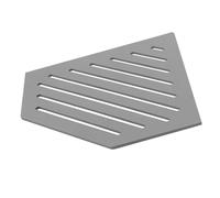 TI-SHELF Tablette pentagonale aluminium gris béton LINE