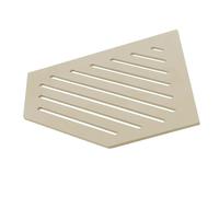 TI-SHELF Tablette pentagonale aluminium sable LINE