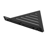 TI-SHELF Tablette triangulaire aluminium noir LINE avec tringle