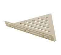 TI-SHELF Tablette triangulaire aluminium sable LINE avec tringle