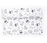 Ti TIN | Lange en Mousseline pour Bébé, 120x120 cm | 100% Coton - Lange Gaz Doux, Léger et Multifonction - Motif Bébé Dinosaure - Couleur Blanc, Gris, Jaune - 100gr/m²