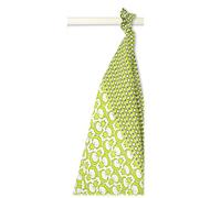 Ti TIN | Lange en Mousseline pour Bébé, 120x120 cm | 100% Coton - Lange Gaz Doux, Léger et Multifonction - Motif Mouton et Pois - Couleur Vert - 100gr/m²
