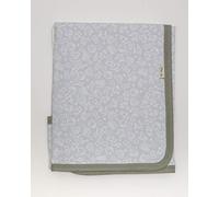 Ti TIN | Nids d’Ange (Lange) en Maille pour Bébé, 80x75 cm | 100% Coton - Lange Doux, Absorbant et Multifonction - Motif Jouet - Couleur Kaki/Vert - 180gr/m²