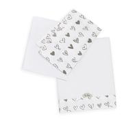 TI TIN Parure de Lit Bébé 70x140 cm 100% Coton - Lot de 3 Pièces avec Drap Plat, Drap-Housse Élastiqué et Taie d’Oreiller pour Lit Bébé Évolutif - Douce et Respirante