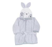 Ti TIN Peignoir Bébé à Capuche Lapin en Coton Éponge Doux et Absorbant, Séchage Rapide, 6-12 Mois, 63x33 cm