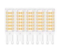 TIAFELNGLY Ampoules LED G9 Dimmable 7W Blanc Chaud 2700K Lampe Economique 360° Angle de Rayonnement LED