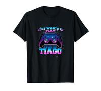 TIAGO - LEVEL UP avec Controller: VEUT JUSTE JOUER T-Shirt