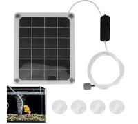 Tiajingzi Aérateur Solaire de 20 W, aérateur de Bassin Portable, Pompe à air alimentée par USB, pour étangs de Poissons et Lacs, Aquarium, Irrigation de Bain d'oiseaux