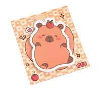 Tiajingzi Capybara - Lot de 30 feuilles de notes adhésives esthétiques pour bureau, mur, sac à dos, travail, , adultes, filles, fête, anniversaire, Pâques, remise de diplôme
