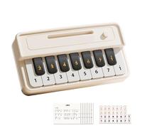 Tiajingzi Piano - Jouet pour enfant - Instrument de musique éducatif et sensoriel portable - Jouet de voyage pour fille - Avec livre de chansons - Pour l'intérieur et l'extérieur, les voyages, la