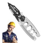 Tiajingzi Pince à dénuder électrique 28 en 1 - Pince à dénuder - Pour les applications de fendage, de sertissage, de cisaillage, d'enroulement, de bordure, de coupe et pour usage domestique