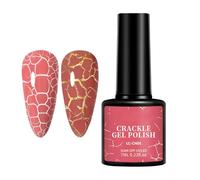 Tiajingzi Vernis à ongles craquelé - Vernis à ongles craquelé à haute pigmentation | Fournitures de rassemblement, accessoires de manucure pour filles pour bal, rendez-vous, rassemblement, maison