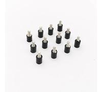 TIAJTHYD for 4/8PCS M2 M3 2/3mm FPV CC3D F3 F4 F7 Flight Controller Anti-Vibration Shock Absorbing Rubber Column Fixed Screw for RC DIY Drone(12PCS M2)