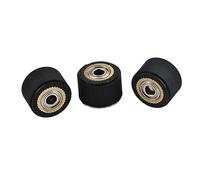 TIAJTHYD Lot de 3 Rouleaux de poussée for Traceur de découpe Mimaki Roland CE5000 120 Liyu, Coupe-Vinyle, Alimentation en Caoutchouc et cuivre(3pcs 4x10x16mm)