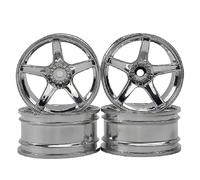TIAJTHYD Lot de 4 Jantes en Plastique for Voiture radiocommandée (échelle 1/10), écrous de 12 mm, 3/6/9 mm, for modèles de Tourisme, Loisirs, sur Route(4pcs 6mm Offset)