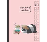 Tian Zi Ge Notebook: Pink Panda Chinese Practice Exercise Writing Book | 120 Pages | Authentic Character Notebook for Handwriting and Calligraphy in ... Blank for Language Practice | Kids and Adults