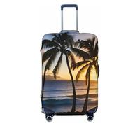 Tianbamxgdp Hawaii Sunbeams Housse de protection lavable pour valise de 45,7 à 81,3 cm, noir, Petit