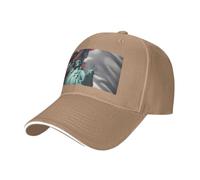 Tianbaozdp Statue de la Liberté Drapeau Imprimé Sandwich Casquette de Baseball Casquette Réglable Unisexe Casquette de Golf Casual Chapeau de Soleil, naturel, Taille unique