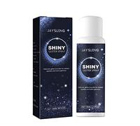 Tianbi Spray à paillettes brillantes pour cheveux et corps, 60 ml, laque à cheveux scintillante pour femme, surligneur poudre de maquillage à paillettes pour robe de fête
