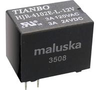 Tianbo Electronics HJR-4102-L-12VDC-S-Z Relais pour circuits imprimés 12 V/DC 5 A 1 inverseur (RT)