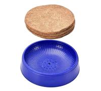 tiancaiyi Bols pour La Nidification des Pigeons, Bol De Cage avec 3 Tapis pour Reproduction, Fournitures pour Pigeons Respirantes, pour Protéger Les Œufs, Utilisation en Claustra, Poulailler Ou