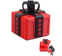 TIANCEWAN Boîte Cadeau Surprise, Boite Fuck à Déverrouillage par achée, Boîte Cadeau à Devisser Rouge et Noir, Prank Gift Box pour Fête et Blague Entre Amis.
