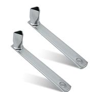 TIANCEWAN Clé Triangle Multifonction, Clé Pompier pour Colonnes Isolantes/Antichocs, Adaptable M10/M12, Acier Galvanisé