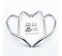 TianChuangs Pare-Chocs Curseur De Cadre De Moto Cadre De Protection Supérieur for Moto, for BMW F850GS F750GS F 750 GS F 850 GS 2018 - 2023 Protections De Cadres pour Moto(Silver)