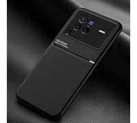 TIANCI Coque pour Vivo X80 Pro, Texture Antidérapante et Antichoc Housse, [Cuir PU Doux pour la Peau] [TPU Ultra-Mince] Étui pour Vivo X80 Pro