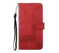 TIANCI Coque pour ZTE Blade A72 5G, Flip Housse en Cuir à Carreaux, Etui Portefeuille avec Fente pour Carte, Étui pour ZTE Blade A72 5G Coque Portefeuille