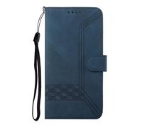 TIANCI Coque pour ZTE Blade A72s 4G, Flip Housse en Cuir à Carreaux, Etui Portefeuille avec Fente pour Carte, Étui pour ZTE Blade A72s 4G Coque Portefeuille