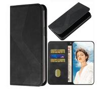 TIANCI Coque pour ZTE Nubia Air 5G Case, Simplicité Housse Cuir PU Magnétique Caché, Portefeuille Rayé en Forme de S Flip Étui pour ZTE Nubia Air 5G Coque