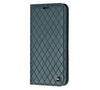 TIANCI Coque pour ZTE Nubia Air 5G, [Texture de Grille PU Leather] + [Décoration Ronde Exquise] Housse Portefeuille, Étui pour ZTE Nubia Air 5G Coque