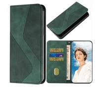 TIANCI Coque pour ZTE Nubia Focus 2 Ultra 5G Case, Simplicité Housse Cuir PU Magnétique Caché, Portefeuille Rayé en Forme de S Flip Étui pour ZTE Nubia Focus 2 Ultra 5G Coque