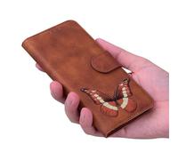 TIANCI pour OnePlus Ace 5 Racing Coque Cuir PU, Butterfly Peint, Style Simple Housse, Portefeuille de Cartes Case Flip Protection Étui pour OnePlus Ace 5 Racing