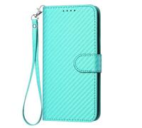 TIANCI pour Oukitel C51 Coque, Cuir PU avec Motif en Fibre de Carbone Oukitel C51 Housse