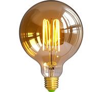 TIANFAN Ampoule LED Vintage G125 Squirrel Cage Dimmable Culot E27 4W 2000K Ambre Ampoule décorative spécialisée