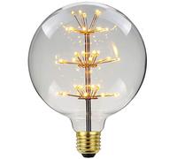 TIANFAN Ampoule LED vintage RVB pour feux d'artifice - Ampoule décorative - Lumière chaude - E27 - 220/240 V - Verre E27 (G125)