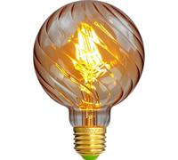 TIANFAN Ampoules Led Ampoule Vintage Led Filament Edison Ampoule 4W Non Dimmable Spécialité Ampoules Décoratives 220 / 240V E27 Chaleur Glow (G95 Swirl Doré)
