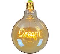 TIANFAN Ampoules LED vintage Big Globe G125 4 W 220/240 V Super jaune chaud (Dream)