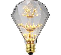 TIANFAN Led Ampoule Vintage Ampoule RGB Feu D'artifice Edison Ampoule 3W 220/240V E27 Ampoule Décorative (G95 Diamant)