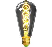 TIANFAN Led Ampoules Ampoule Vintage 4W Dimmable Verre Fumé 2700K Blanc Chaud Vis Edison E27 Base 220 / 240V Ampoules Décoratives ST64