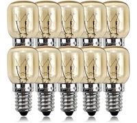 TIANFAN Lot de 10 ampoules pygmées SES E14 avec culot à baïonnette - Ampoules pour four/micro-ondes résistantes jusqu'à 300 °C - Ampoules de nuit
