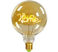 TIANFAN Vintage ampoules LED ampoule 4W Dimmable amour/maison lettre ampoules décoratives 220/240V E27 lampe de Table maison